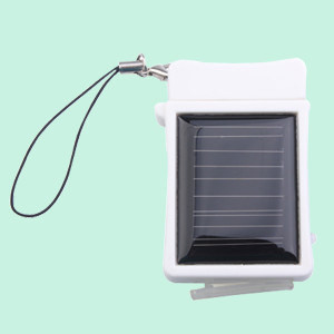 0.3 V DIY Mini Epoxy Resin Solar Panel Charged LED Lights Keychain Pendant