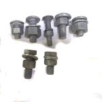 Custom Round Head Bolts Electro Galvanized Guardrail Bolts