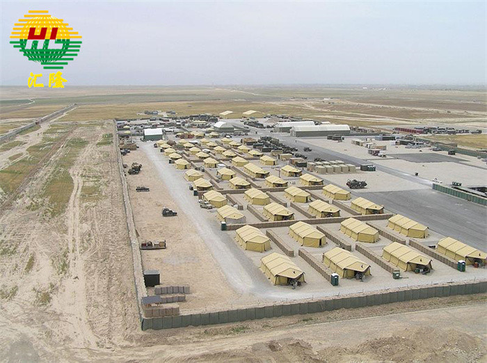 Height 0.6m-2.7m Military Sand Wall Hesco Barrier Length 1.21m-33m