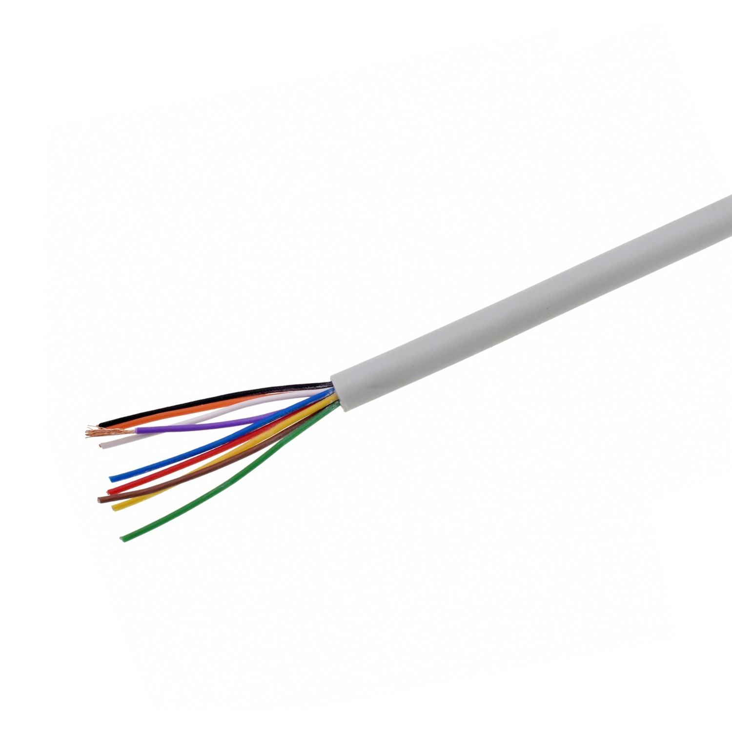 2 Core Customized Wire Cable PVC Sheathed Aluminum Foil Shielded