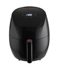 LCD Hot Air Fryer 1500w , Oil Free Black Air Fryer For Promotional