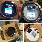 GRANDnavi IPX5 Marine GPS Speedometer GPS Latitude Longitude 9-30VDC 0-999.9km