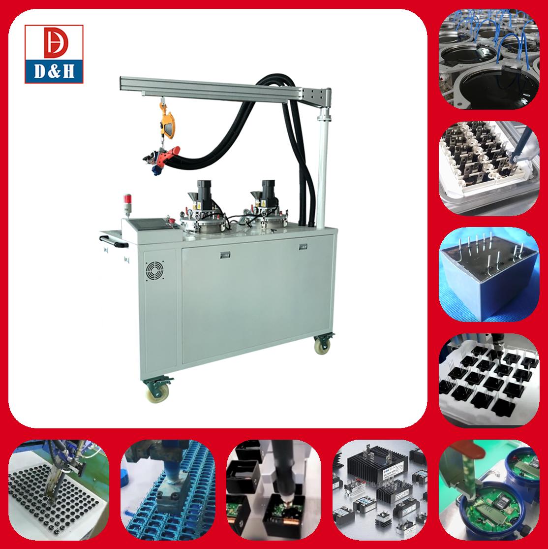 High Precision Metering Epoxy Dispensing Machine with PLC Control
