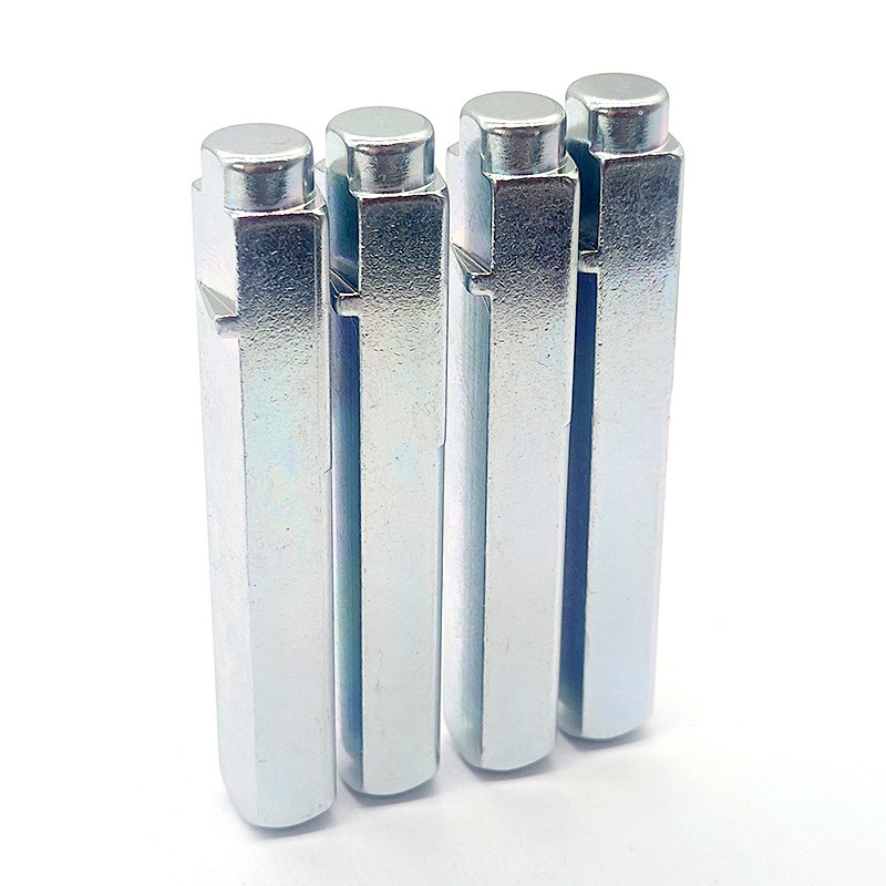Zinc Plated CNC Machining Services Precision CNC Turning Parts Square