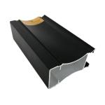 6063 Black Anodic Oxidation Coated Aluminium Frame Extrusions