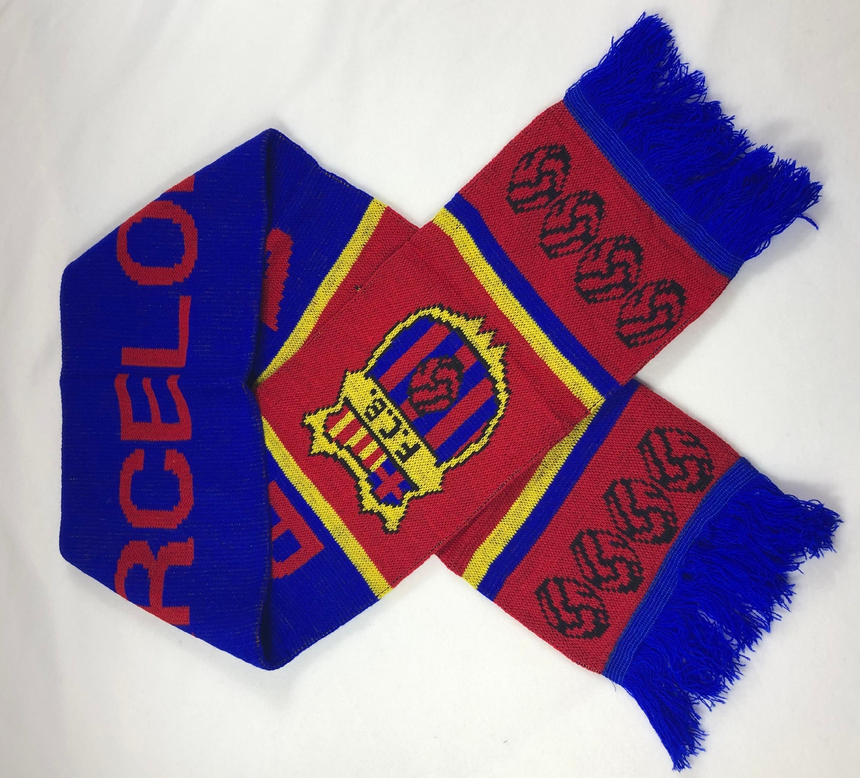 Rectangle Flag Print Scarf 15*135cm Wool Magic Neck Scarf