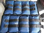 blue red yellow Iron sand leggings strapped wrist ankle weight sandbag