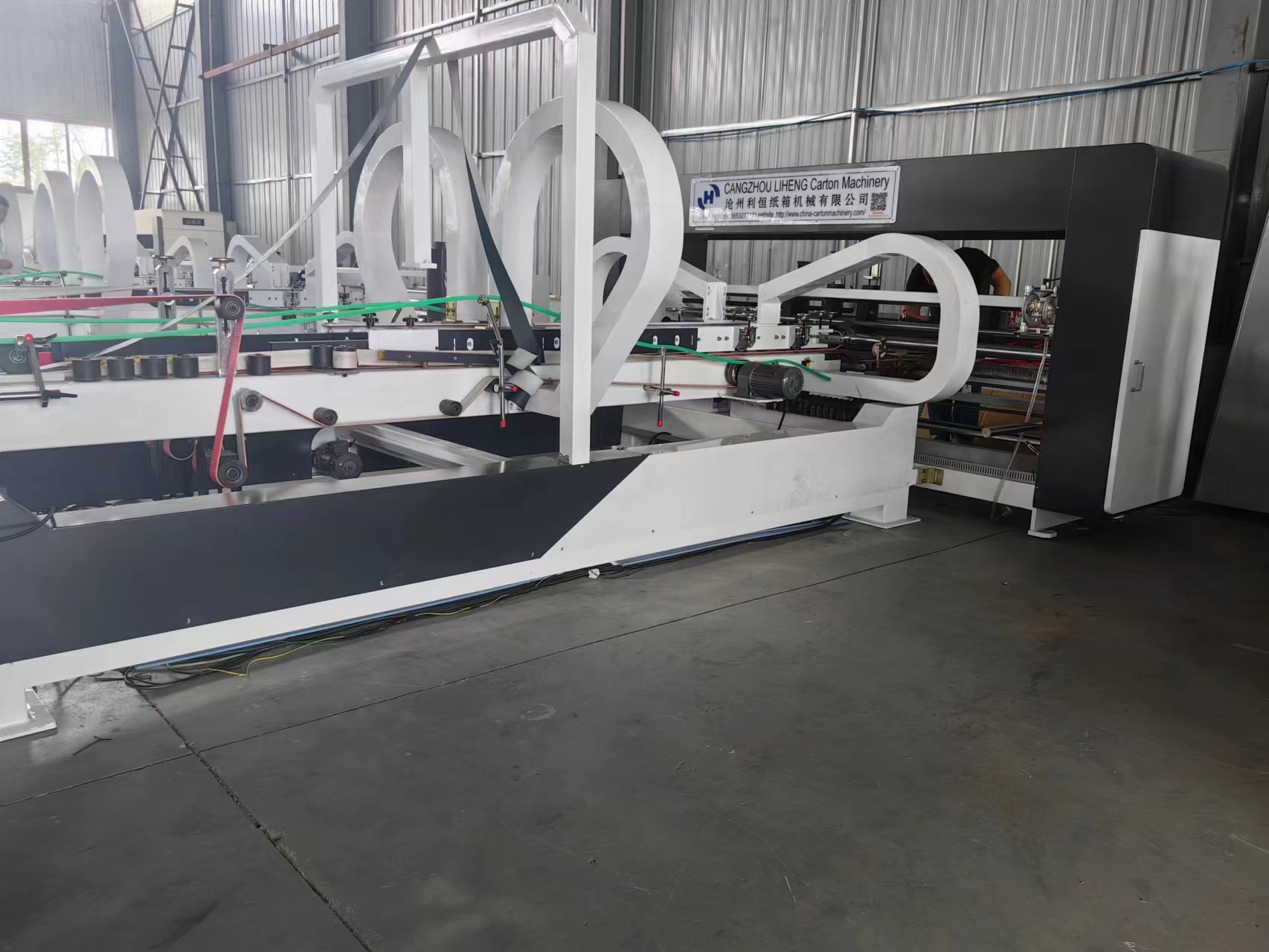Gluing Machine for Customers' Demand Automatic Folder Gluer Stitcher Carton Stitching