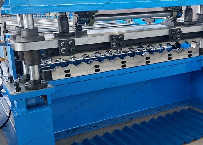 7.5m Corrugated Sheet Manufacturing Machine 10000kg Corrugated Roll Former