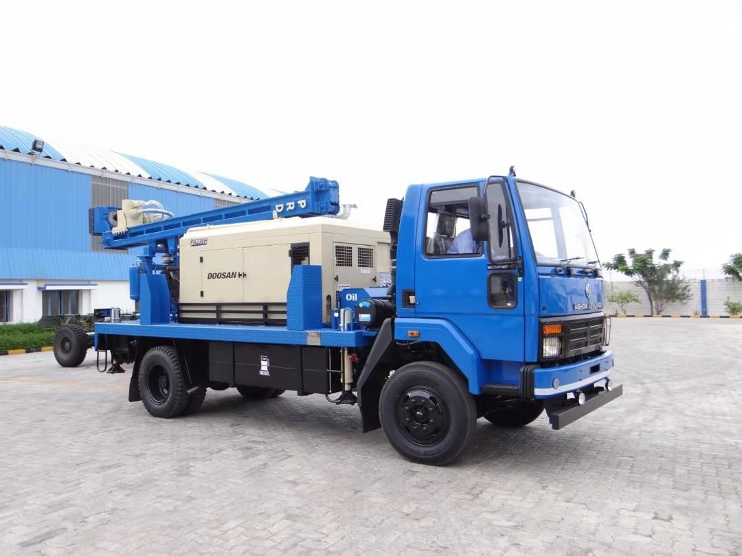 OEM 400m 2.5km/H Crawler Mounted Drill Rig