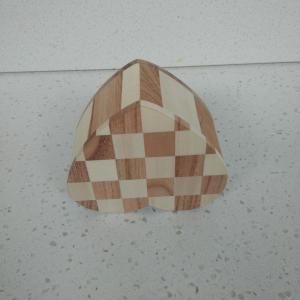 China Factory direct flip g solid wood heart-shaped set of two storage box cosmetic box jewelry box flower gift storage box wholesale