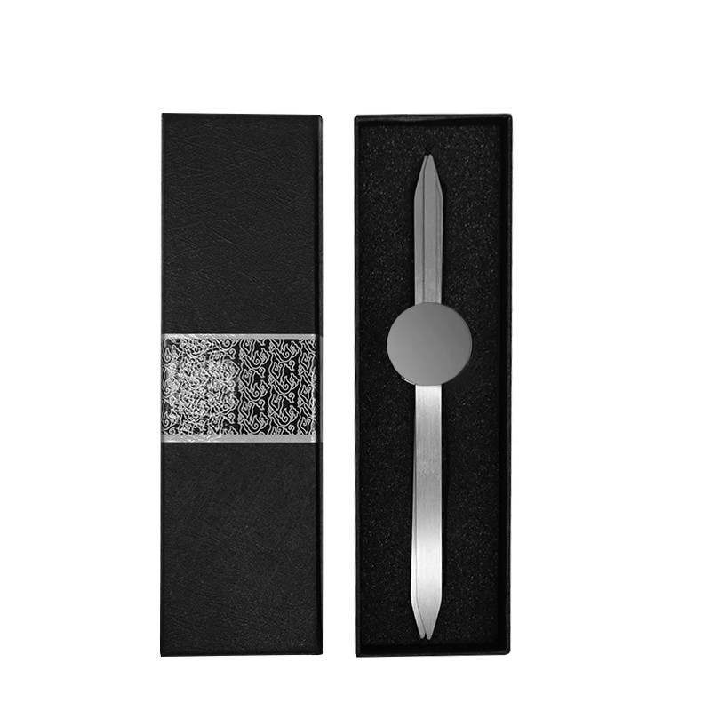 ODM Silver Color Compass Eyebrow Ruler Adjustable Accurate Positioning