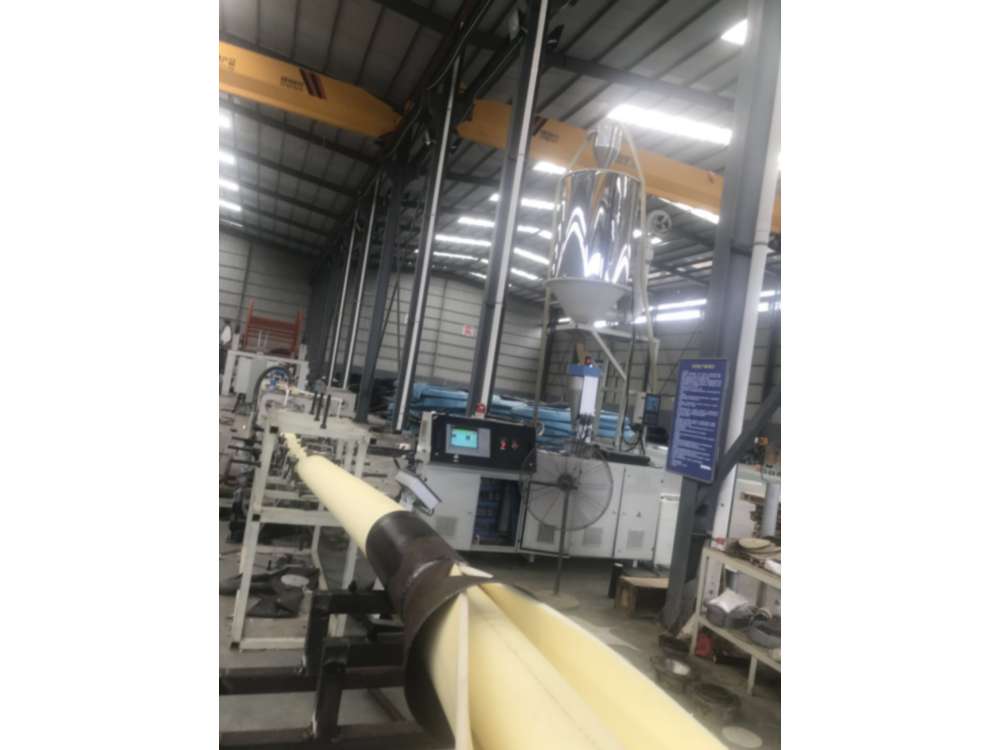 Self made DN 150 large diameter bonded solid wall rubber composite pipe for oilfield gas