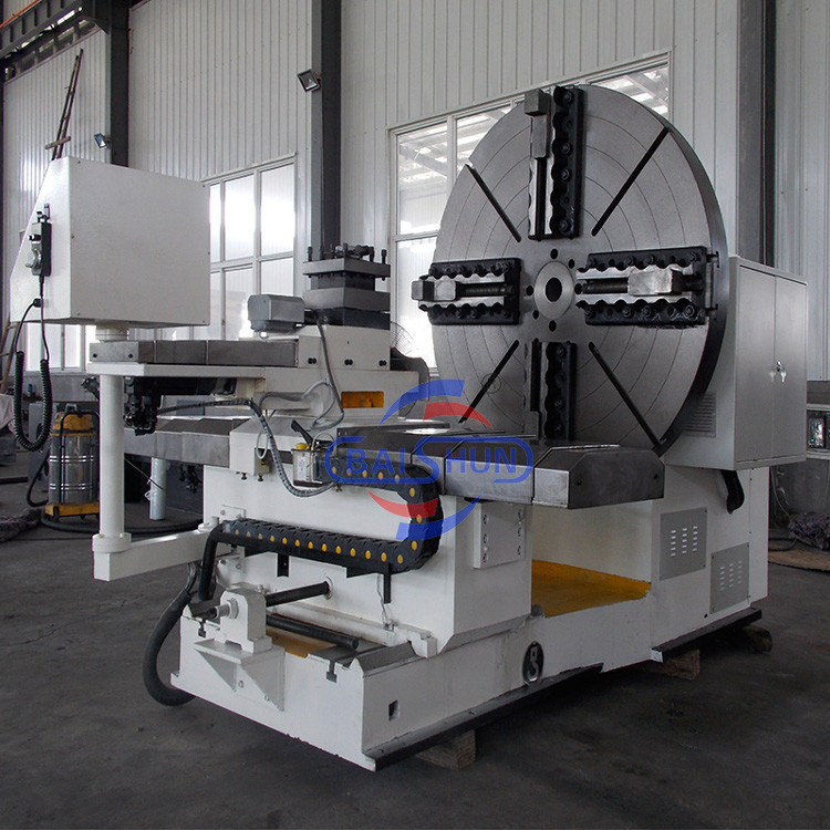 Professional Floor Type Facing Lathe Machine For Machining Automotive Wheel