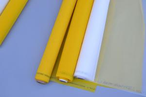 China Low Elongation Polyster Silk Screen Printing Mesh 46 - 693um Thickness wholesale