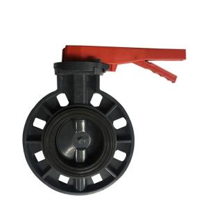 China ASTM/DIN/ASNZ/JIS Standard 3&quot; PVC Wafer Type Butterfly Valve for Water Hydraulic Power wholesale