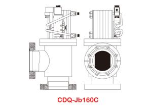 China High Vacuum Angle Valve Flange Long Service Life For Cut-In Or Cut Off Gas Flow wholesale