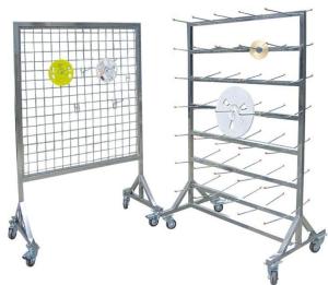 China SMT Reel Cart ESD Magazine Rack Stainless Steel Diameter 180mm Hangable Reel wholesale