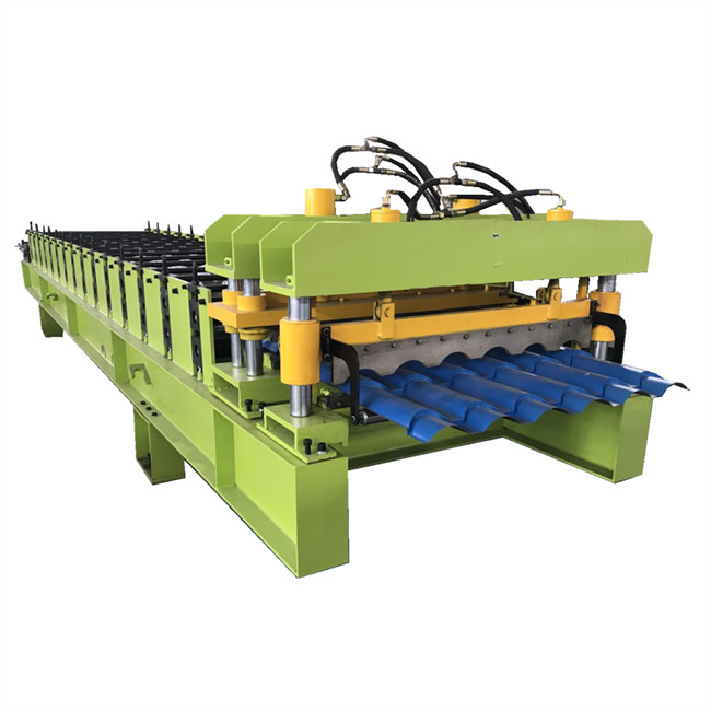 Color steel glazed tile making machine price fully automatic 0.3-0.8mm thickness