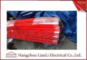 China Steel PVC Coated Electrical Conduit Pipe C/W Coupling &amp; Plastic Cap 3.05 Meters wholesale