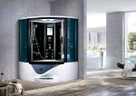 Fan Shaped Bathroom Shower Enclosure , OEM ODM Shower Steam Room Unit