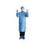Protective Medical Doctor Gown , Disposable Isolation Gowns For Virus Contaminat