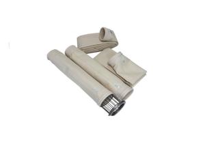 China Aramid Fabric Dust Filter Bag Anti - Abrasion Suitable Design 550gsm Round Shape wholesale