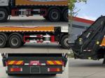 Automatic Compressed Garbage Truck High Capacity Rubbish Bin Truck