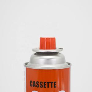 China OEM One Inch Butane Camping Gas Furnace Valve 223g With Red Cover For Aerosol Cooking Canister wholesale