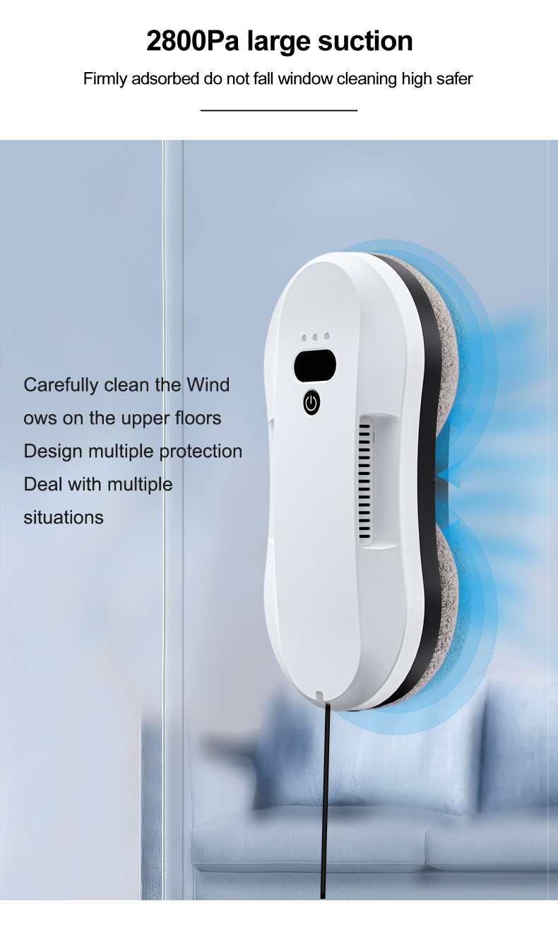 Ultra Thin Window Cleaning Robot with App-Controlled Remote Control and Private Mold