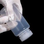 Transparent Lab PP Plastic Biological Small Reagent Bottle Wide Mouth