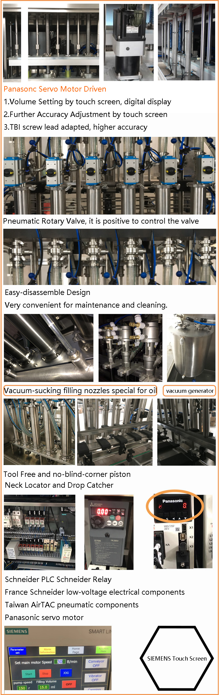 Mobil Motor Piston Oil Bottle Packaging Machine High Filling Accuracy