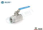 Standard 2 Piece Full Port Ball Valve ASTM A216 With NPT Connection