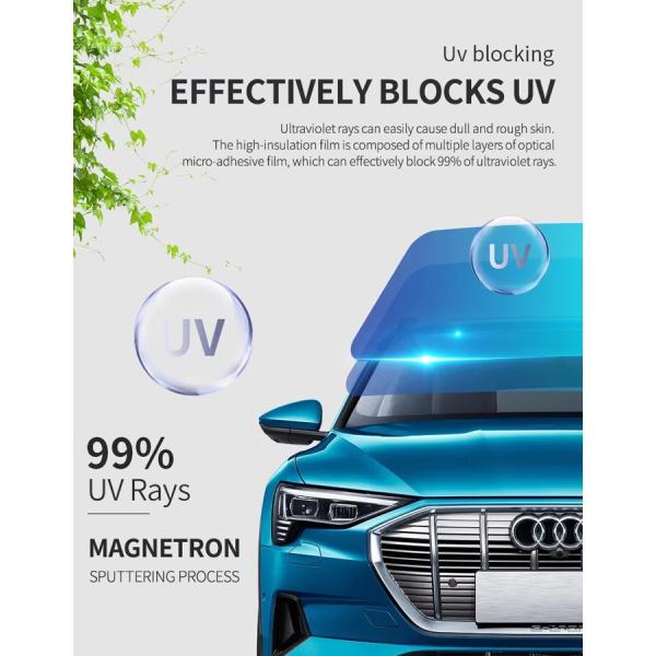 Chameleon Window Tint Film Nano Color Changing Windshield Protection Car Solar Window Film