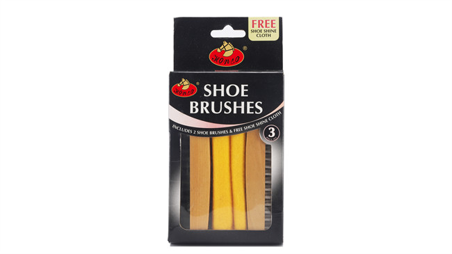 premium shoe brush Kit cleaning Wooden Brush Shoe Polish Cloth Polishing Cleaning