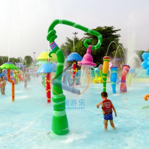 Outdoor Playground Water Splash Pad Equipment For Public Use