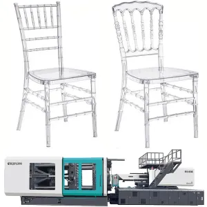 Warmly Cared Plastic Chair Injection Molding Machine Electric