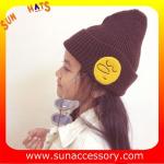 AK170191 Sun Accessory fashion cheap winter knitted baby beanie hats for kids