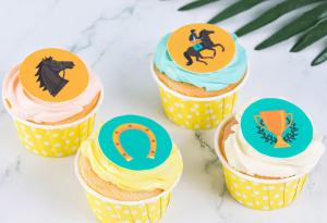 China Horse Racing Icing Sheet Edible Decorations With Vivid And Clear Prints wholesale