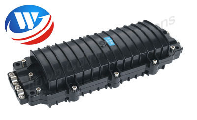 2 In 2 Out 96 Ports Fiber Optic Closure Horizontal Optical Fibre Cable Joint