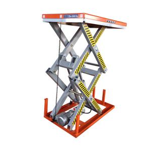 China Stationary Heavy Duty Scissor Lift Platform 2000kg Max Height 1780mm Double Scissors wholesale