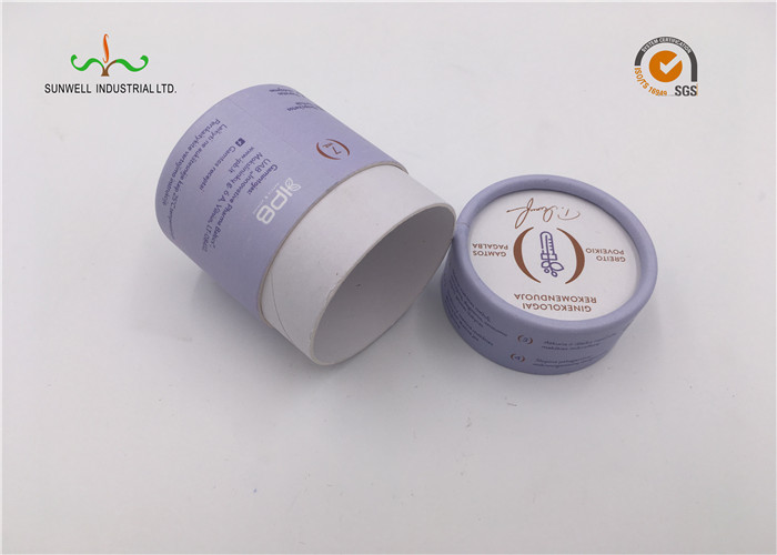 ECO-friendly paper tube packaging deodorant paper containers cardboard cylinder tubes for toy ,tea,cosmectic packaging