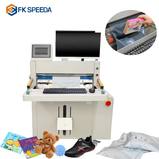 Intelligent High Speed E-commerce Packaging Machine for Poly Mailing Bags at 0.35 Mpa
