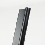 Structural Internal ABS Profile Flexible Blakc Pvc U Channel