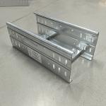 Silver Galvanised Steel Cable Tray 50mm-1000mm For Indoor And Outdoor