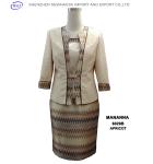 MANANNA ladies grey suit /apricot suit clothing stores