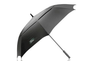 China Auto Open Large Black Golf Umbrella EVA Foam Handle Black Tips 14MM Shaft wholesale