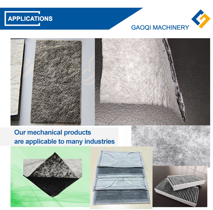 Activated Carbon Adhesive Powder Laminating Machine for Filter Clothing and Car Interiors