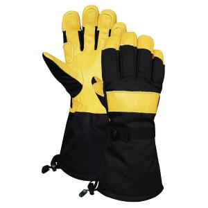 China Deer Leather Womens Leather Ski Gloves wholesale