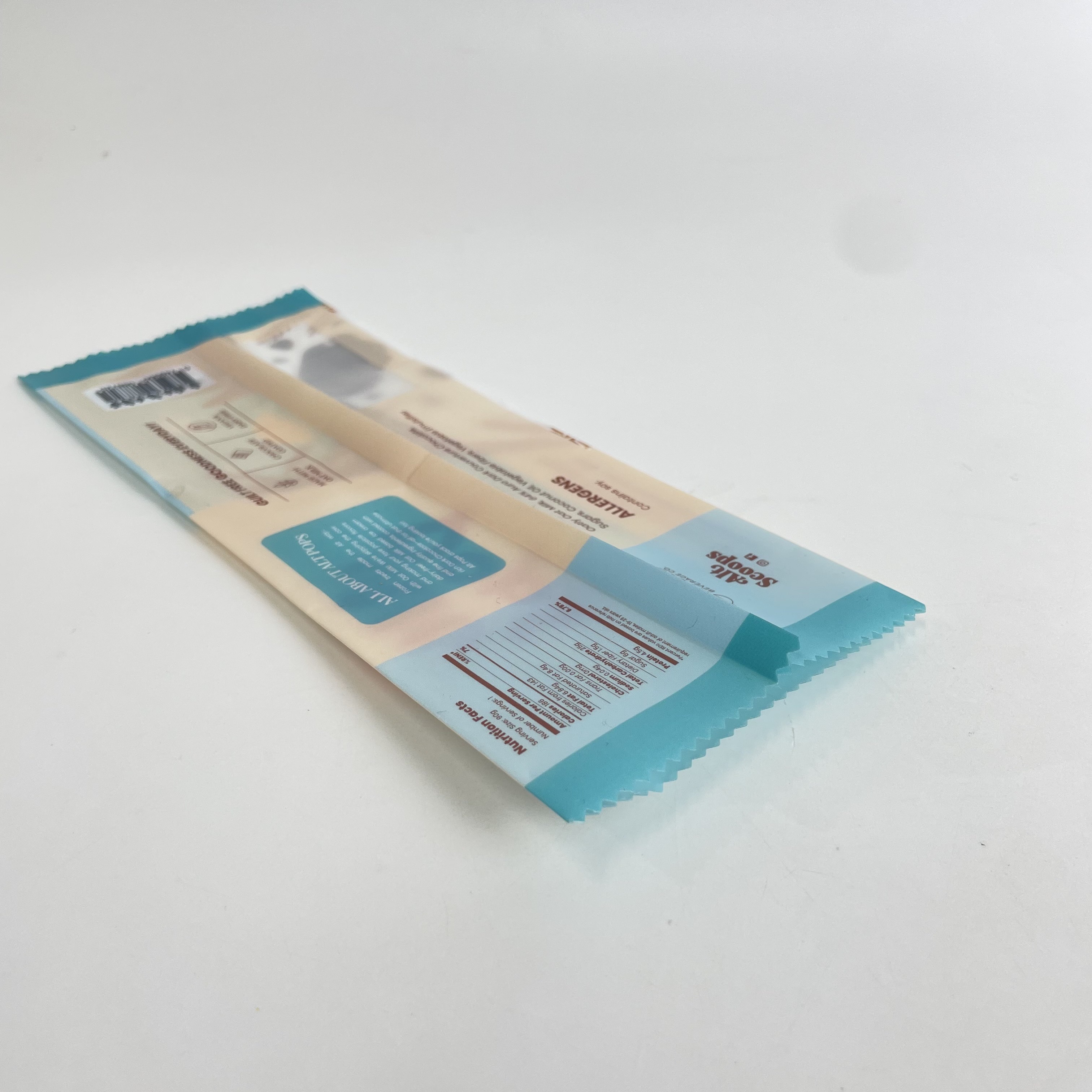 Waterproof Snack Packaging Bags Custom Printed Free With Clear Sample